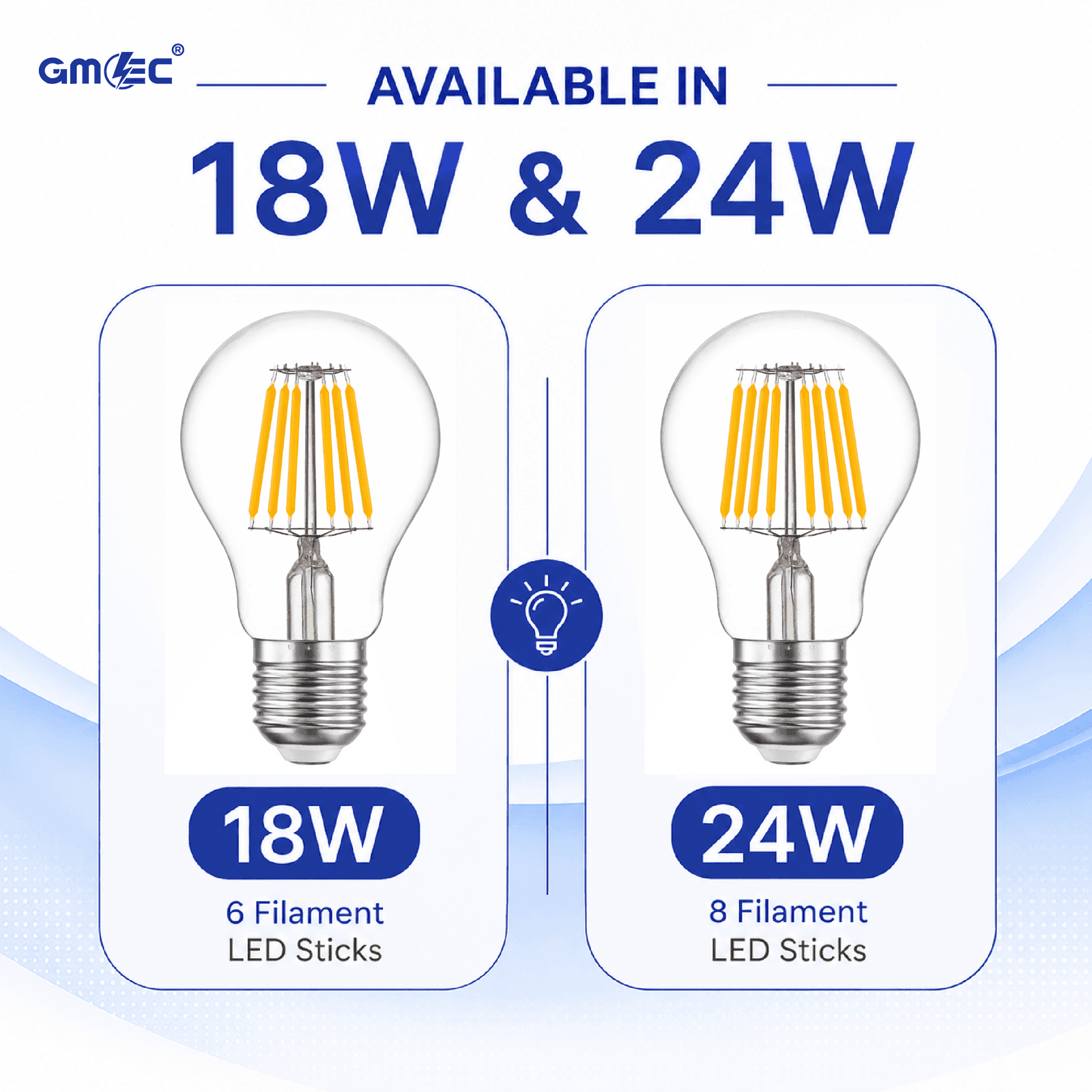 24W E27 LED Filament Bulb Warm White 2700K thumbnail 16