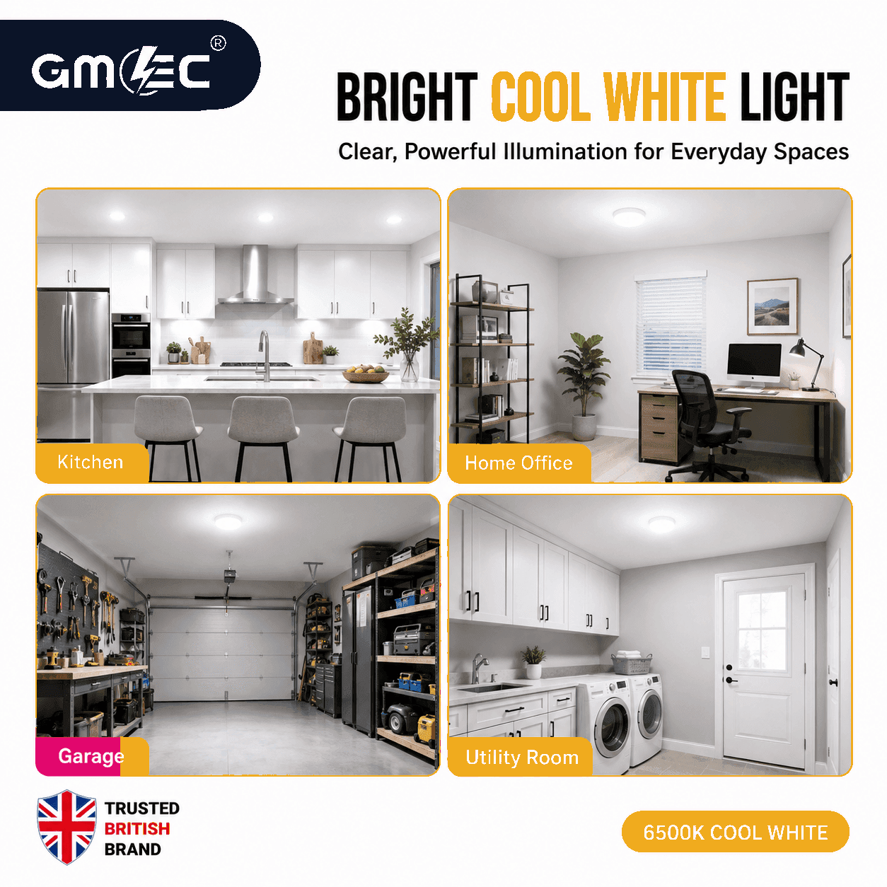E27 18W LED Bulb Cool White 6500K 2100 Lumens thumbnail 5