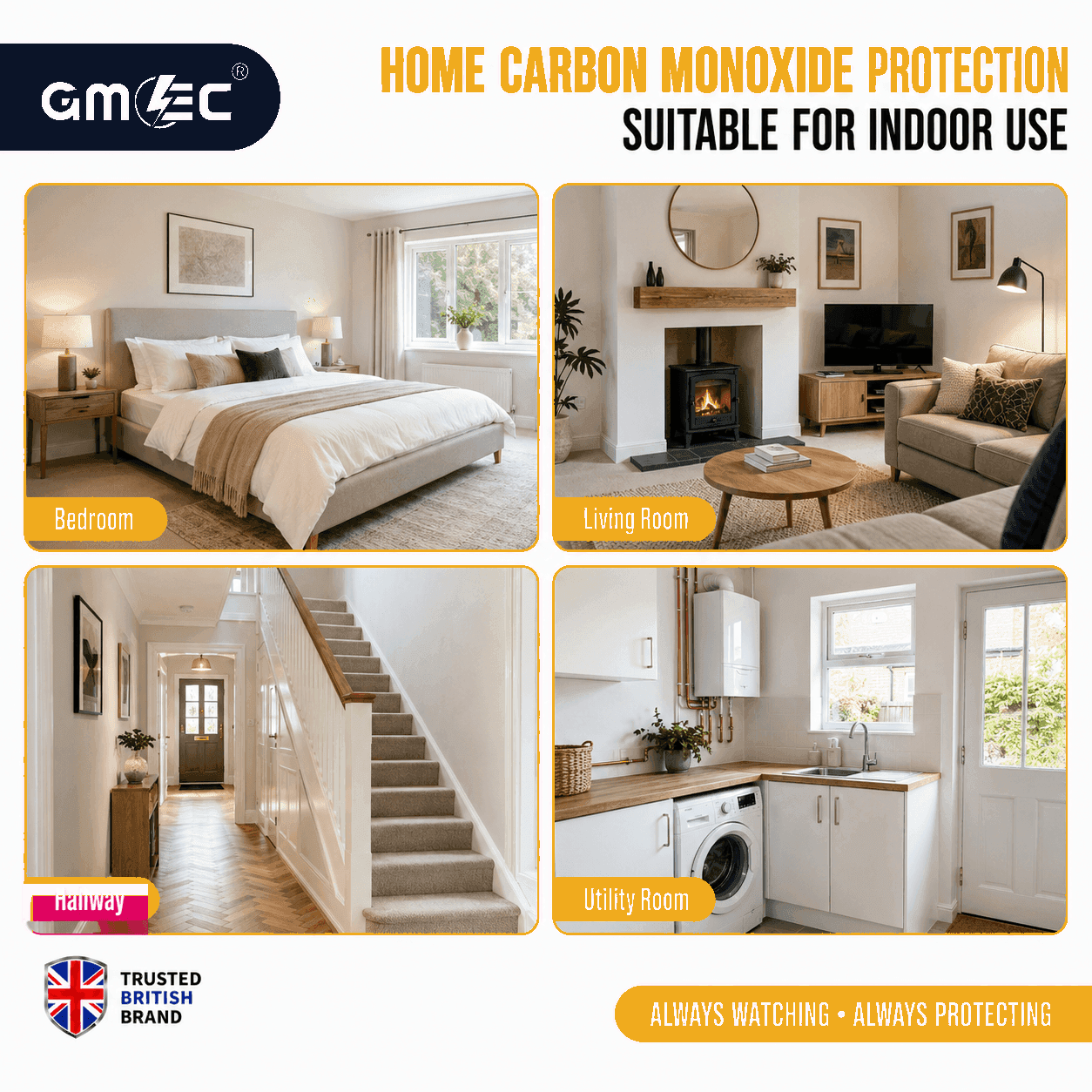 Carbon Monoxide Alarm with LCD Display and Long-Life Battery thumbnail 10
