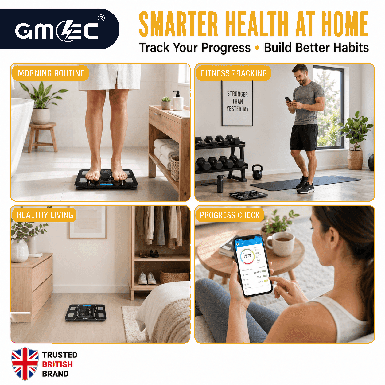 Bluetooth Body Fat Smart Scale Digital BMI Bathroom Scale thumbnail 4