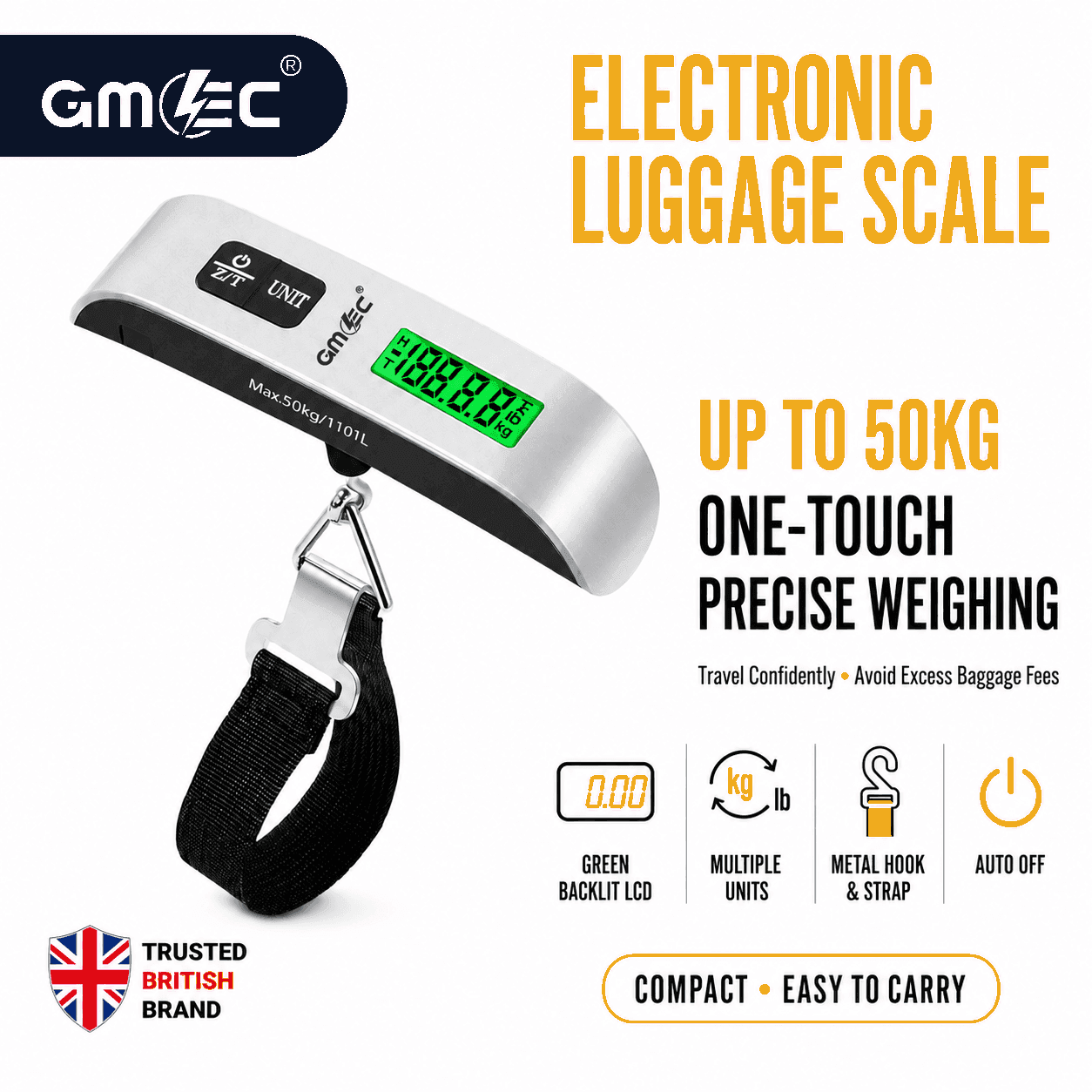 50KG Electronic Luggage Scale Digital Travel Weighing Scale thumbnail 10