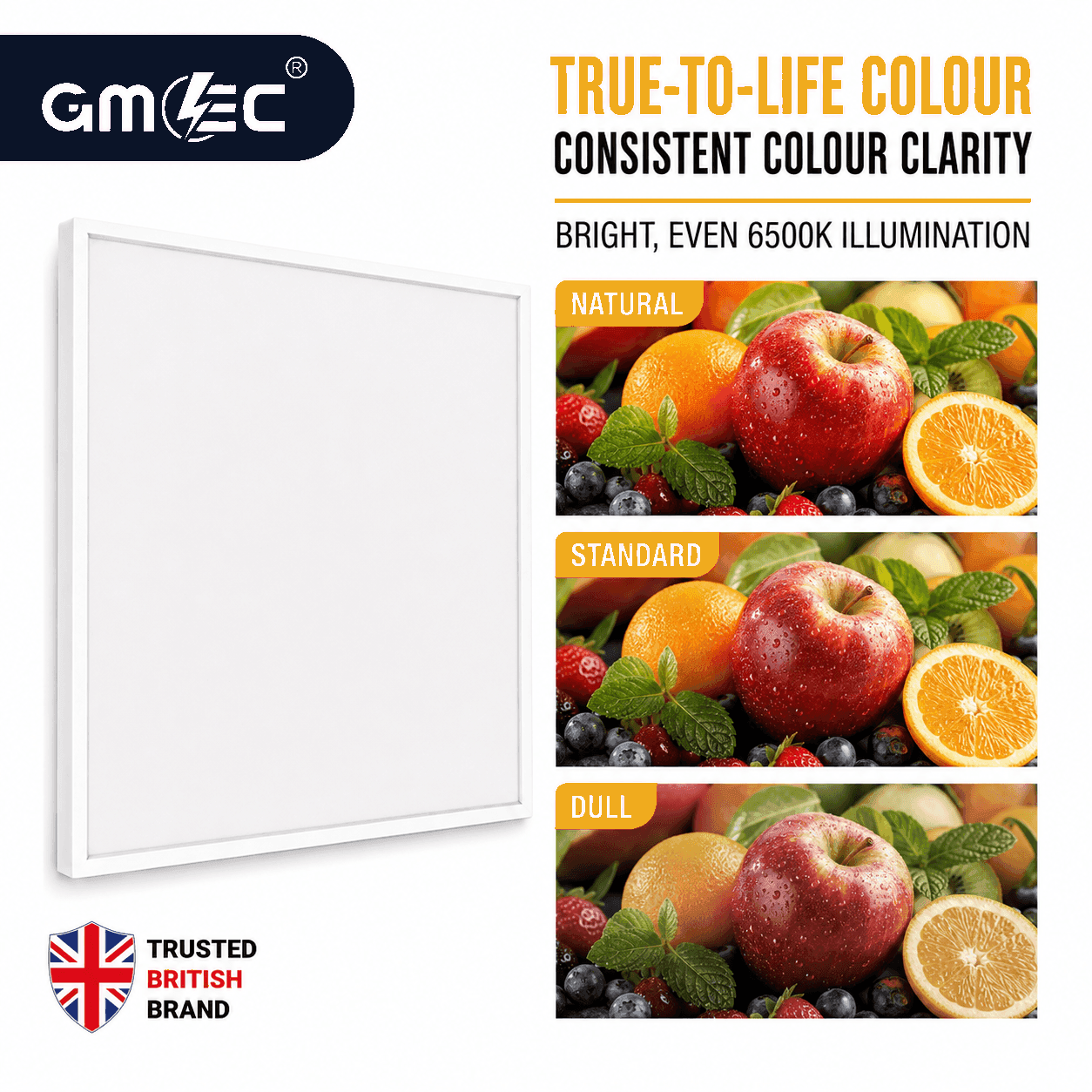 48W Backlit LED Panel Light Cool White 6500K 5000 Lumens thumbnail 4