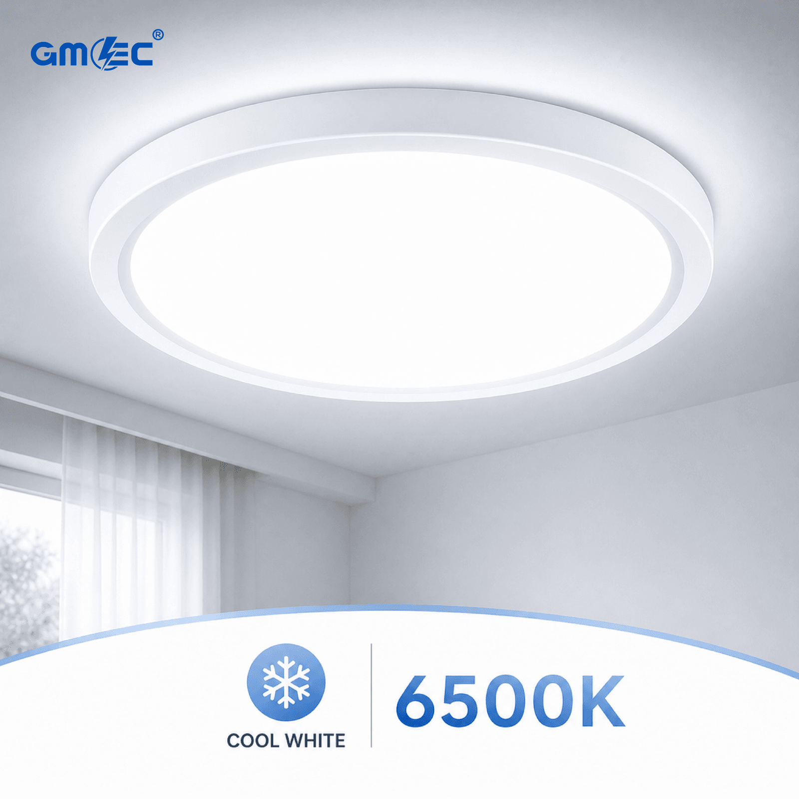 18W LED Surface Mounted Ceiling Light Cool White 6500K 1620 Lumens thumbnail 4