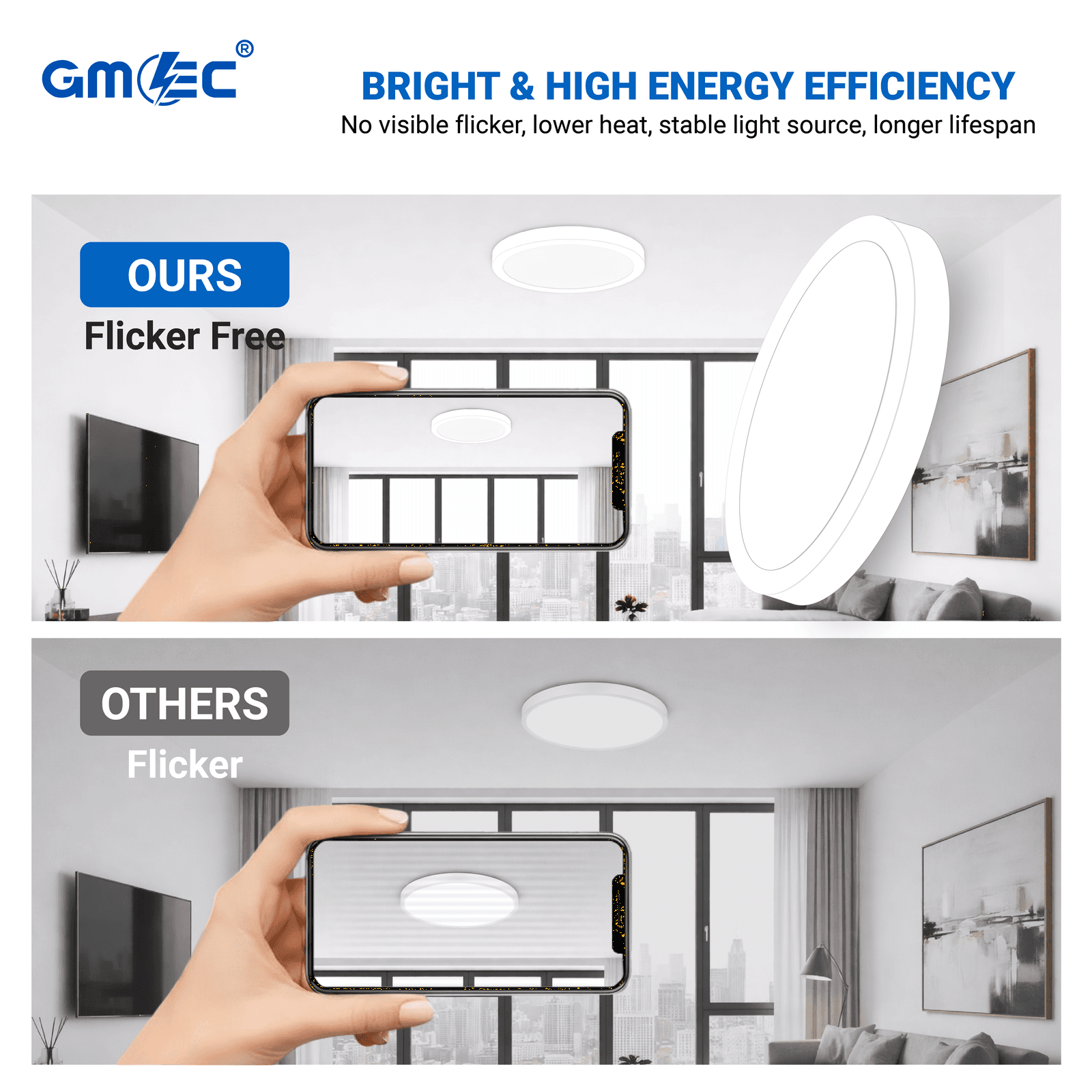 18W LED Surface Mounted Ceiling Light Cool White 6500K 1620 Lumens thumbnail 10