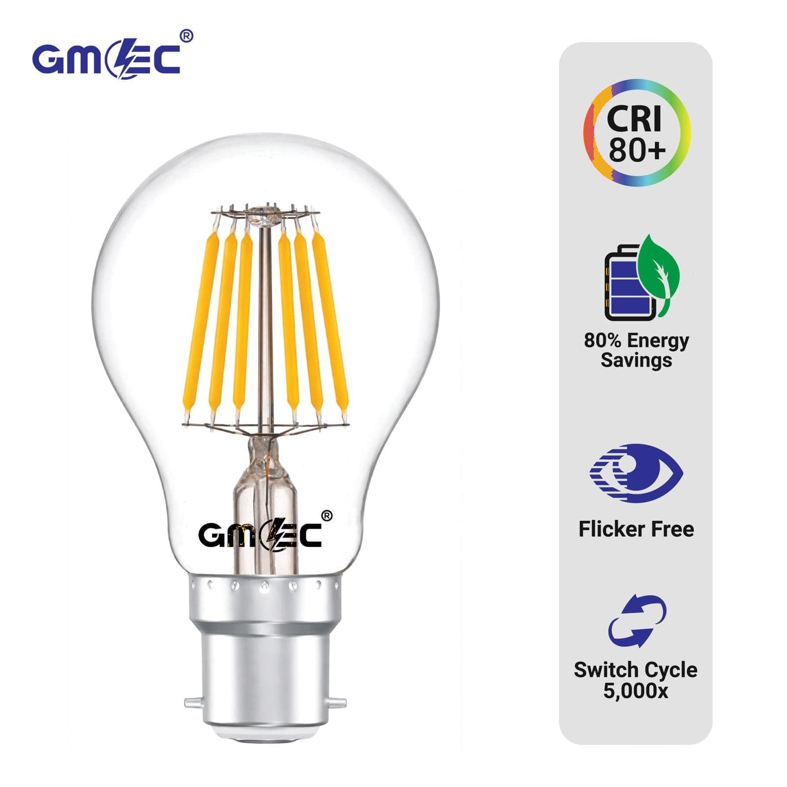 18W LED Filament Bulb B22 Warm White 2700K 1710 Lumens thumbnail 5