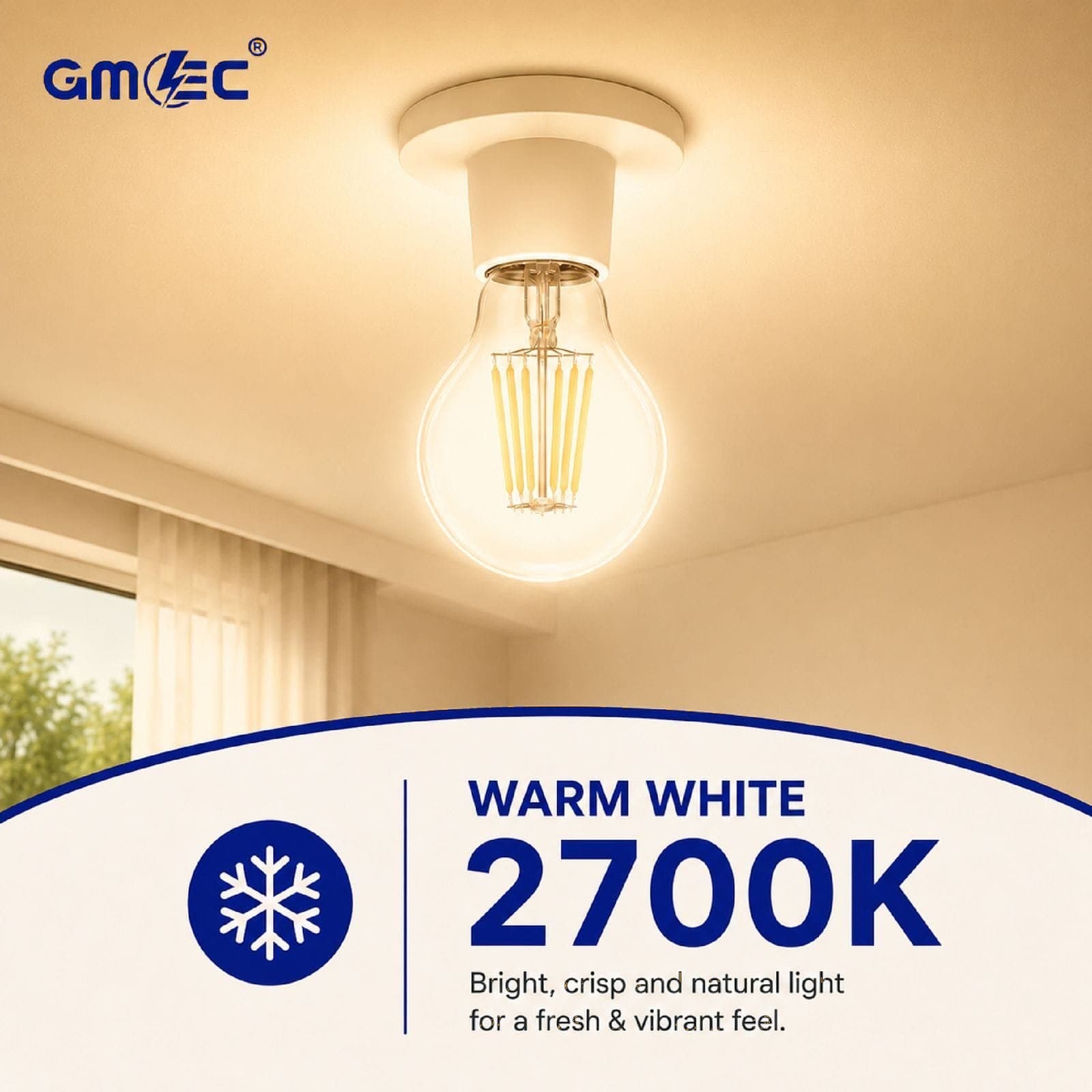 24W LED Filament Bulb B22 Warm White 2700K thumbnail 11