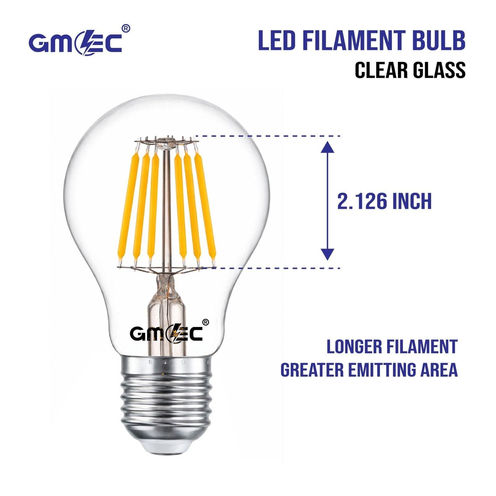 18W LED Filament Bulb E27 Cool White 6500K thumbnail 11