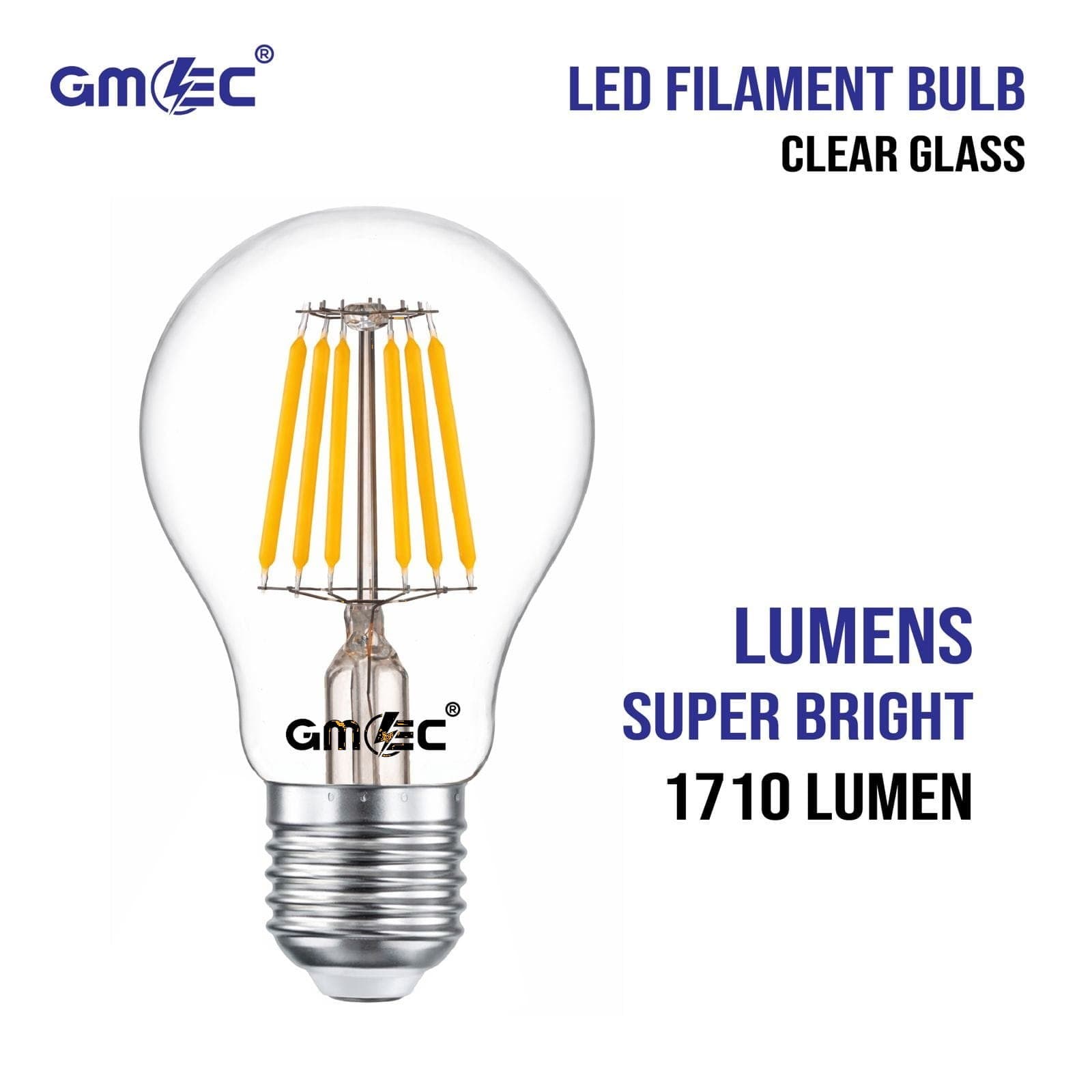 18W LED Filament Bulb E27 Warm White 2700K thumbnail 3