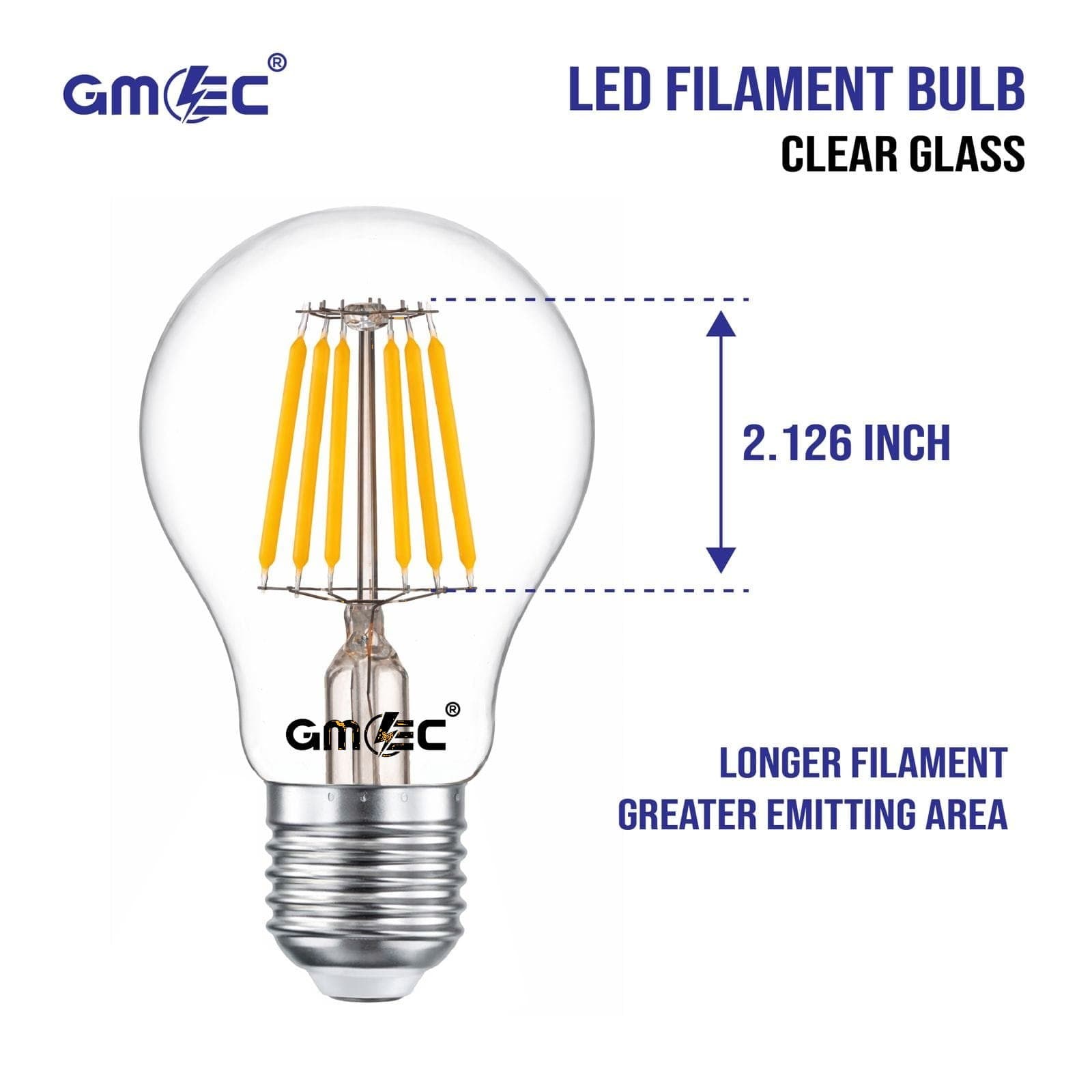 18W LED Filament Bulb E27 Warm White 2700K thumbnail 8