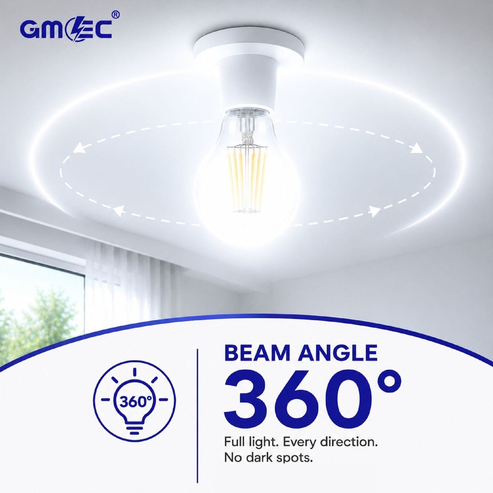 24W LED Filament Bulb E27 Cool White 6500K thumbnail 11