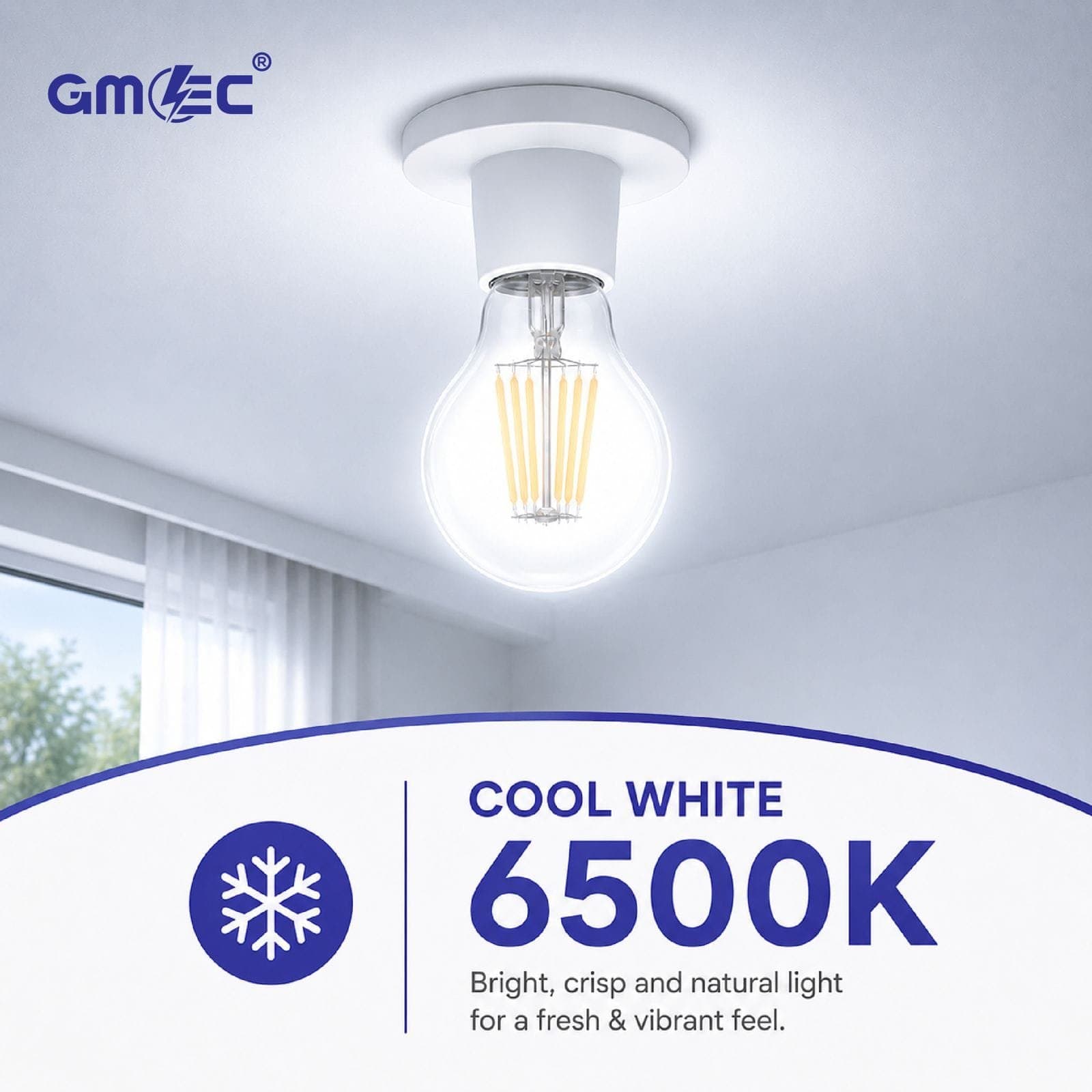 24W LED Filament Bulb E27 Cool White 6500K thumbnail 12