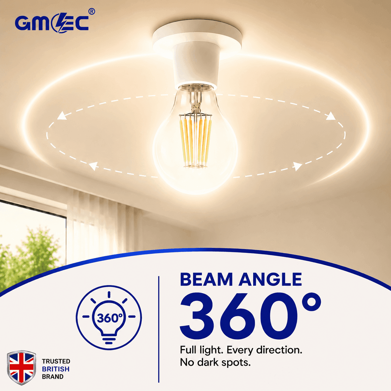 24W LED Filament Bulb E27 Warm White 2700K thumbnail 13