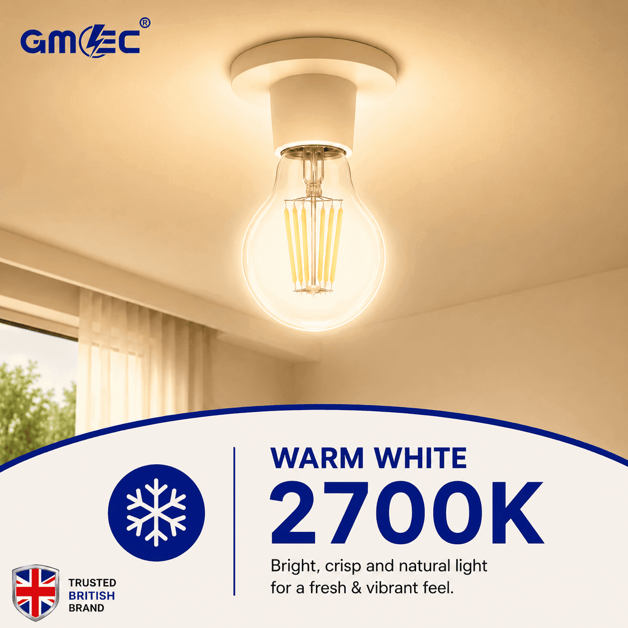 24W LED Filament Bulb E27 Warm White 2700K thumbnail 14