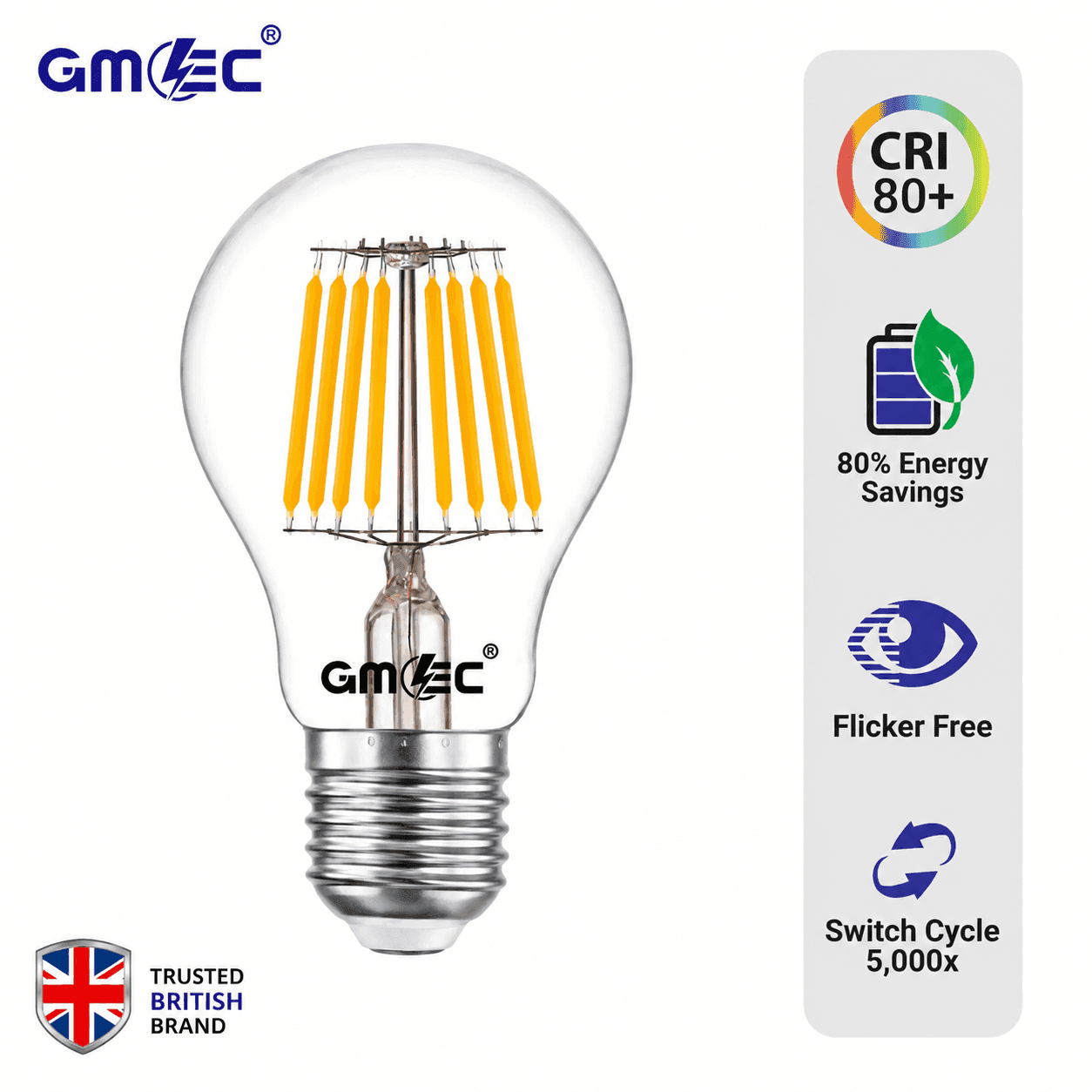 24W LED Filament Bulb E27 Warm White 2700K thumbnail 9