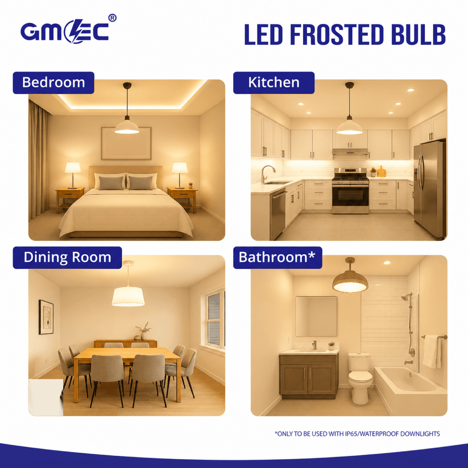 18W E27 LED Frosted Bulb Warm White 2700K A80 thumbnail 14