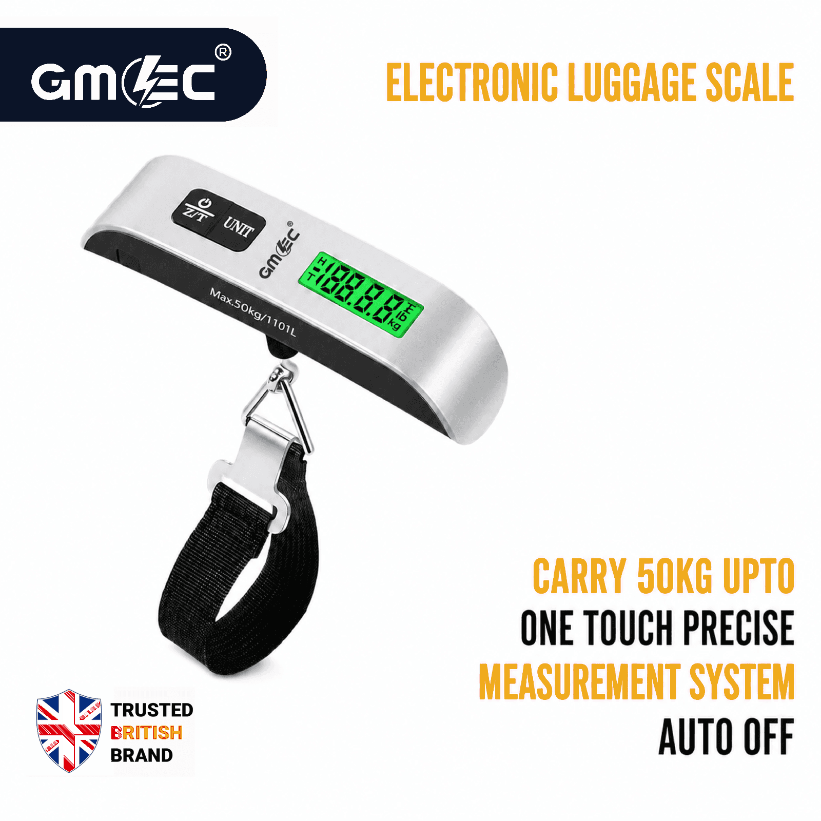 50KG Electronic Luggage Scale Digital Travel Weighing Scale